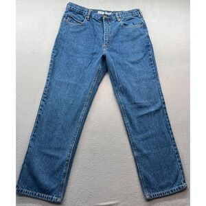 Guide Gear Jeans Mens Size 36x30 Blue Denim Straight Leg Zip Fly Classic Fit